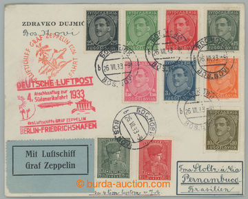 234909 - 1933 ZEPPELIN / 4. SÜDAMERIKA FAHRT 1933, airmail letter to