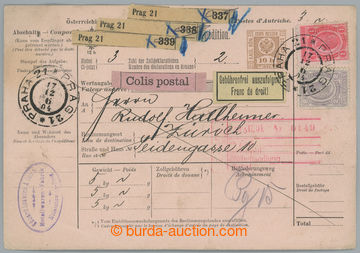 235066 - 1904 celá mezinárodní poštovní průvodka vydání 1899
