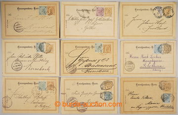235745 - 1890 SESTAVA / 7 KL 3Kr FJI dofr. 3Kr zasláno do Švýcarsk