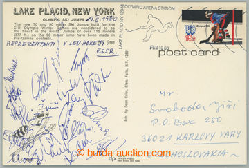 236821 - 1980 HOCKEY / Winter Olympic Games LAKE PLACID 1980 / postca