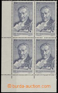 23738 - 1961 Pof.ST1174, Orszách combination types in/at corner blo