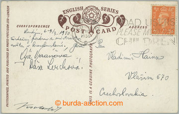 237459 - 1950 KRASOBRUSLAŘI / postcard sent from World Championship