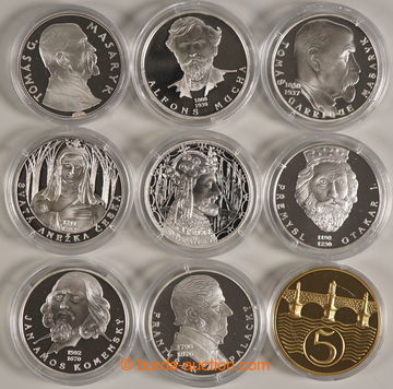 237649 - 2019 NATIONAL POKLADNICE / comp. of 7 Ag medals with portrai