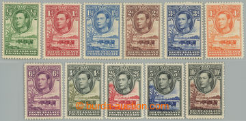 237935 - 1938-1952 SG.118-128, Jiří VI. - Baobab a dobytek ½P - 10