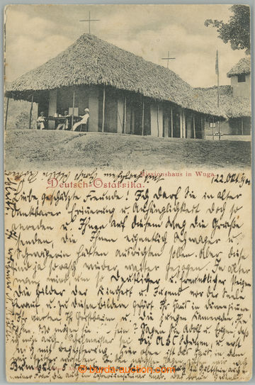 238764 - 1900 WUGA / poštou prošlá pohlednice MISSIONSHAUS IN WUGA