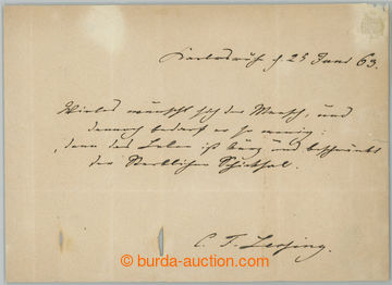 238903 - 1863 LESSING Karl Friedrich (1808-1880), important German pa