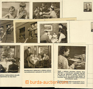 24062 - 1953 CDV117/1-8, Restaurants and Inland Trade, missing No.9,
