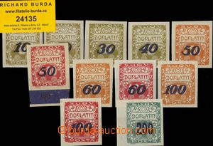 24135 - 1924 complete set postage-due stamp. Pof.DL31-41, mint never