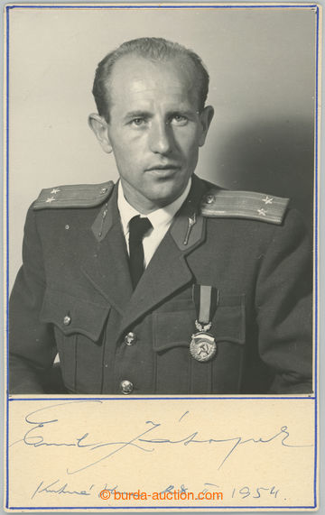 242031 - 1954 ZÁTOPEK Emil (1922-2000), famous Czechoslovak athlete,