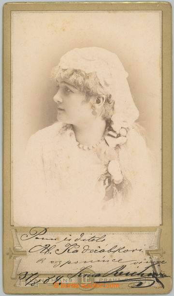 242058 - 1889 REICHOVÁ Irma (1859-1930), slavná Czech opera singer