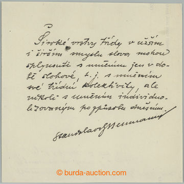 242088 - NEUMANN Stanislav Kostka (1875-1947), Czechoslovak journali