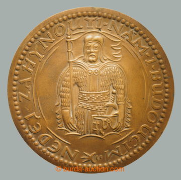 242118 - 1923- AE plaketa s motivem rubu Svatováclavského dukátu s
