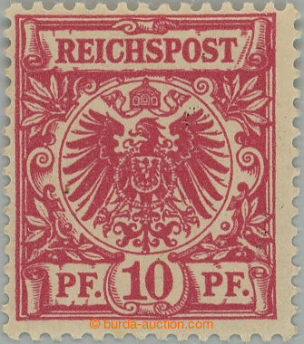242367 - 1893-1900 Mi.47da, Adler 10Pf rotkarmin; luxusní, zk. Jäsc