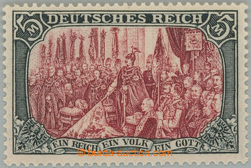 242373 - 1904 Mi.81Aa, Výjevy 5M DEUTSCHES REICH žlutočervená, zo