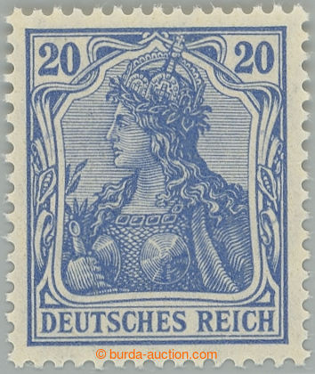 242379 - 1905 Mi.87Ib, Germania 20Pf mittelviolettultramarin, Frieden