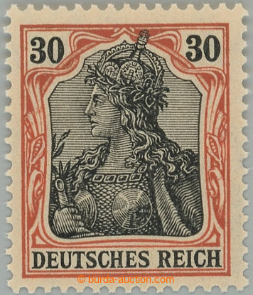 242383 - 1905-1913 Mi.89Ix, Germania 30Pf, Friedensdruck, s průsvitk