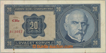 242634 - 1926 Ba.21b2, 20Kč 1926, série CHe; lisovaná, pěkná
