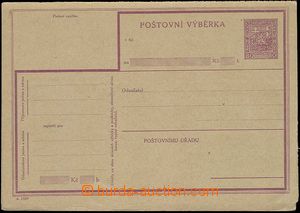 24535 - 1929 stationery CPV12A, Czech text, 10 lines, bend and abr