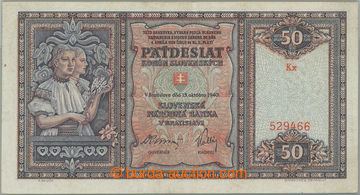 245840 - 1940 Ba.50, 50Ks 1940, série Kx; lehký dvojitý svislý p