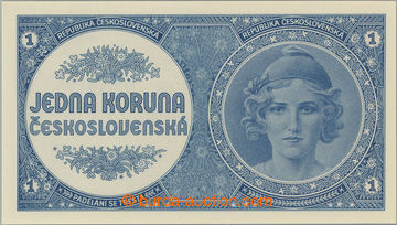 245891 - 1946 Ba.N8, 1Kčs b.l. (1946), nevydaná; bezvadná