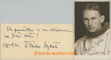 246986 - 1931 VOJTĚCH Wenceslas (1901-1932), Czech geograf, travelle