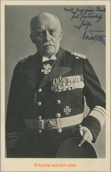 247055 - 1920? VON TROTHA Adolf (1868-1940), admiral German imperial