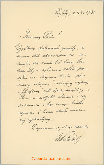 247074 - 1938 KOTARBIŃSKI Tadeusz (1886-1981), nejvýznamnější Po