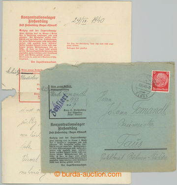 247186 - 1940 KT FLOSSENBÜRG / ODBOJ - JAN SMUDEK předtištěná ob