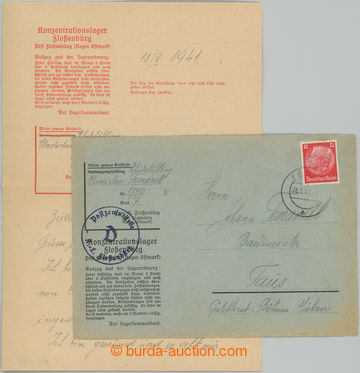 247187 - 1941 KT FLOSSENBÜRG / ODBOJ - JAN SMUDEK předtištěná ob