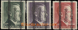 24759 - 1945 overprint Österreich (Austria) on stmp 1-3RM, Mi.693-9