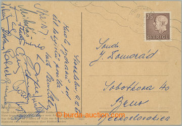 248231 - 1961 HOCKEY / postcard sent from mezistátního přátelské
