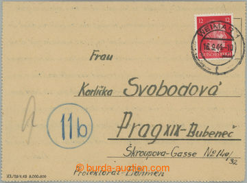 248788 - 1944 KT BUCHENWALD / předtištěná zálepka zaslaná od č