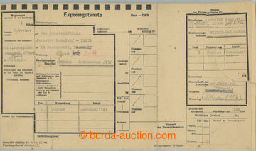 248790 - 1944 KT BUCHENWALD / železniční průvodka - Expressgutkar