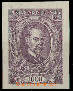 24962 - PLATE PROOF 1000h violet, recess printing on white paper wi
