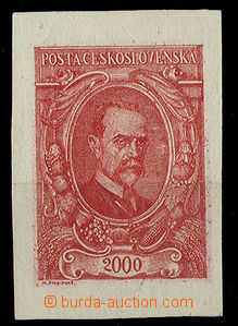 24963 - trial print 2000h in red color, letterprint, exp. by Karase