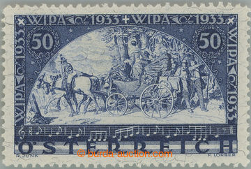 250297 - 1933 ANK.556, WIPA 50+50gr na žilkovaném papíru; svěží