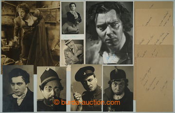 251925 - PIVEC John (1907-1980), slavný Czech actor, comp. of 2 por