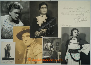 252062 - OPERA / comp. of 10 signatures important Czech operních p