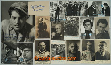 252067 - ACTORS / selection signatures and rukopisů known Czech scr