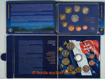 252173 - 2009 PRVÝ SÚBOR SLOVENSKÝCH EUROMINCÍ, comp. of 2 sets,