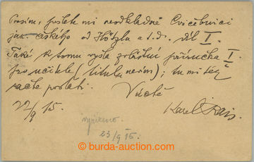 252765 - 1915 RAIS Karel Václav (1859–1926), významný český sp