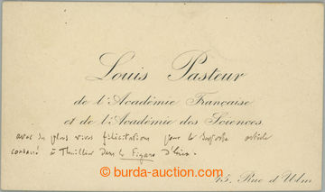 252773 - PASTEUR Louis (1822-1895), francouzský biolog a chemik, je