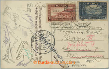 252783 - 1936-1937 FOOTBALL / SK SLAVIA PRAGUE / postcard sent from M