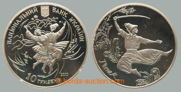 252902 - 2011 UKRAINE / 10 Hriven 2011 - Hopak, Ag 0.925, 38.6 mm, 1