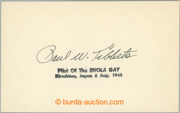 253613 - TIBBETS Paul Warfield (1915-2007), americký brigádní gen