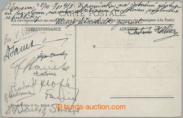 253631 - 1918 VZNIK ČSR / pohlednice s podpisy účastníků jednán