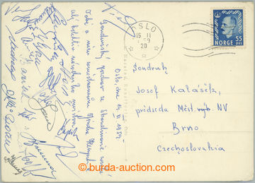 253651 - 1959 HOCKEY / REPREZENTACE Czechoslovakia / postcard sent fr