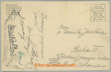253652 - 1943? HOCKEY / I. ČLTK PRAGUE / postcard sent from Budapest