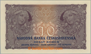 253892 - 1927 Ba.22e, 10Kč 1927, série N192; pouze nepatrné stopy