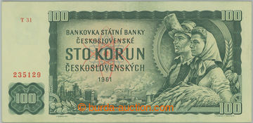 254976 - 1961 Ba.98b2, 100Kčs 1961, I. vydání, hledaná série T31